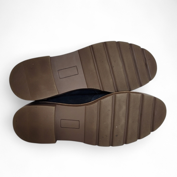 Blondo Phoebe Suede Loafers 7.5 Dark Teal Blue - Picture 8 of 8